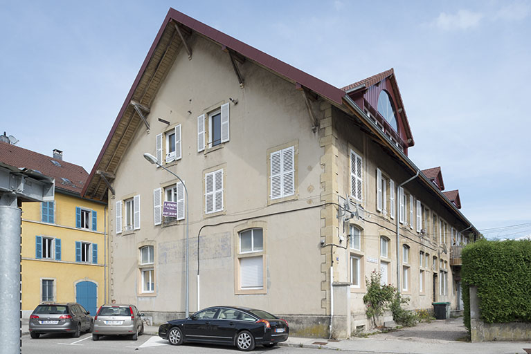 Vue d'ensemble depuis l'ouest. © Région Bourgogne-Franche-Comté, Inventaire du patrimoine