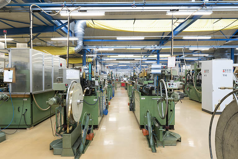 Atelier d'usinage : vue d'ensemble des machines. © Région Bourgogne-Franche-Comté, Inventaire du patrimoine Atelier d'usinage : vue d'ensemble des machines. © Région Bourgogne-Franche-Comté, Inventaire du patrimoine