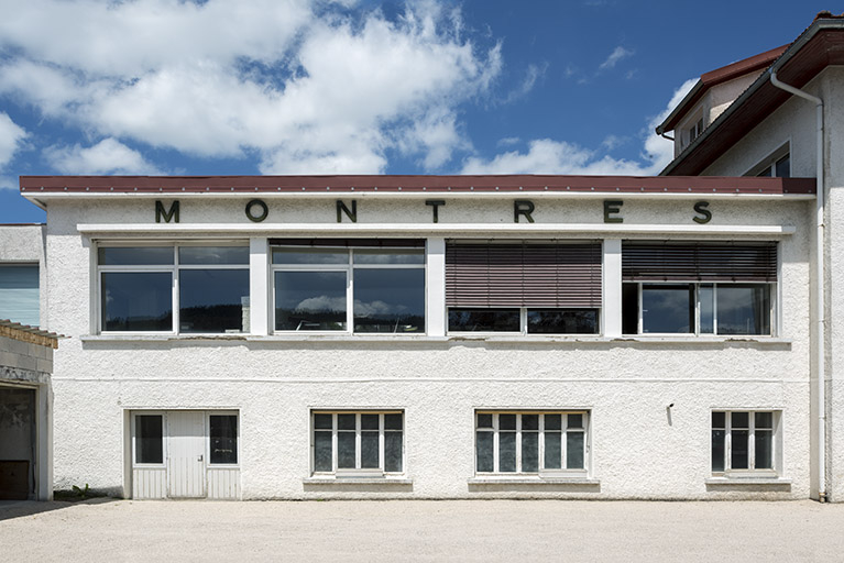 Façade antérieure de l'usine. © Région Bourgogne-Franche-Comté, Inventaire du patrimoine
