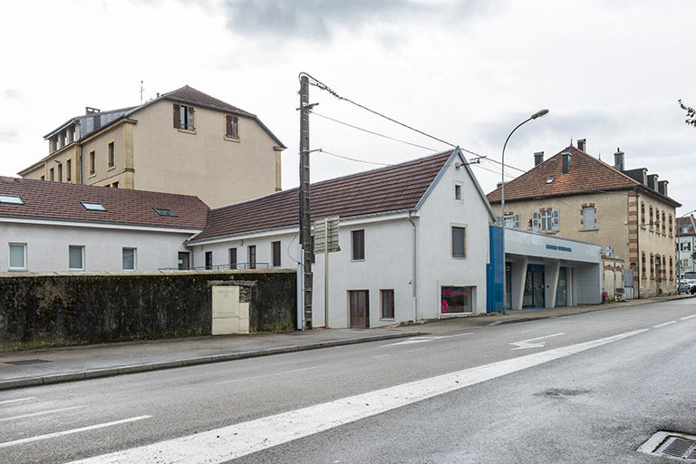 Vue d'ensemble depuis la rue du Mont. © Région Bourgogne-Franche-Comté, Inventaire du patrimoine