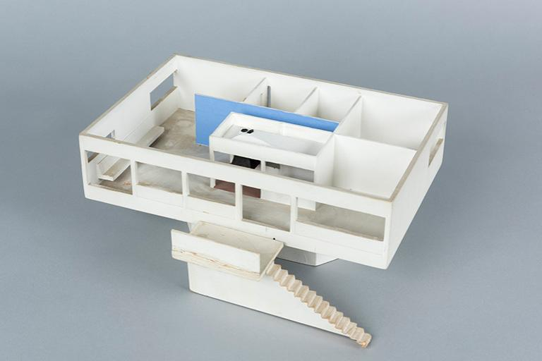 Maquette villa Kielwasser, distribution intérieure. © Région Bourgogne-Franche-Comté, Inventaire du patrimoine