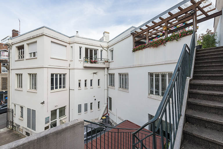 Cour intérieure. © Région Bourgogne-Franche-Comté, Inventaire du patrimoine