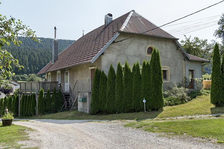Taillanderie : façades antérieure et latérale droite. © Région Bourgogne-Franche-Comté, Inventaire du patrimoine