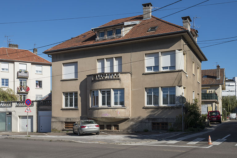 Logement patronal depuis la rue Fontaine-Ecu. © Région Bourgogne-Franche-Comté, Inventaire du patrimoine