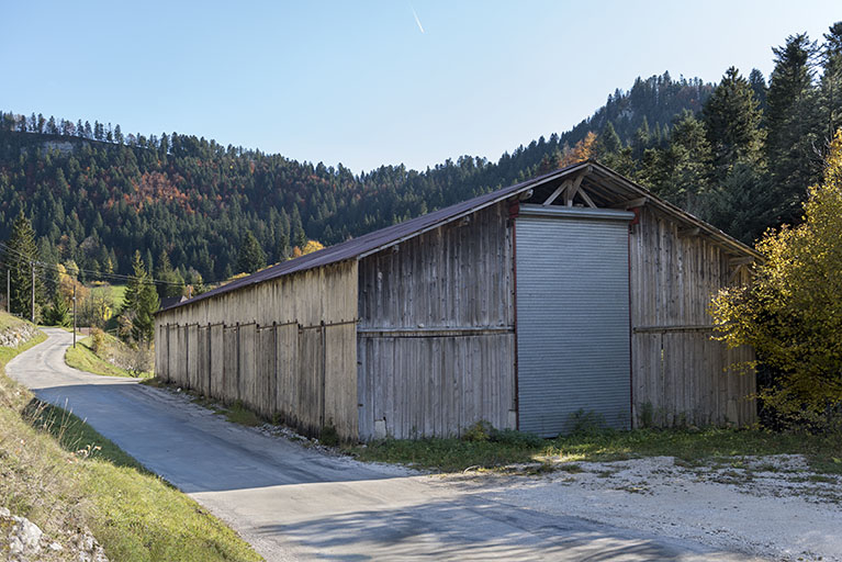 Hangar, au nord. © Région Bourgogne-Franche-Comté, Inventaire du patrimoine