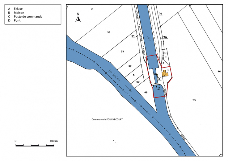 Plan masse et de situation. © Région Bourgogne-Franche-Comté, Inventaire du patrimoine Plan masse et de situation. © Région Bourgogne-Franche-Comté, Inventaire du patrimoine