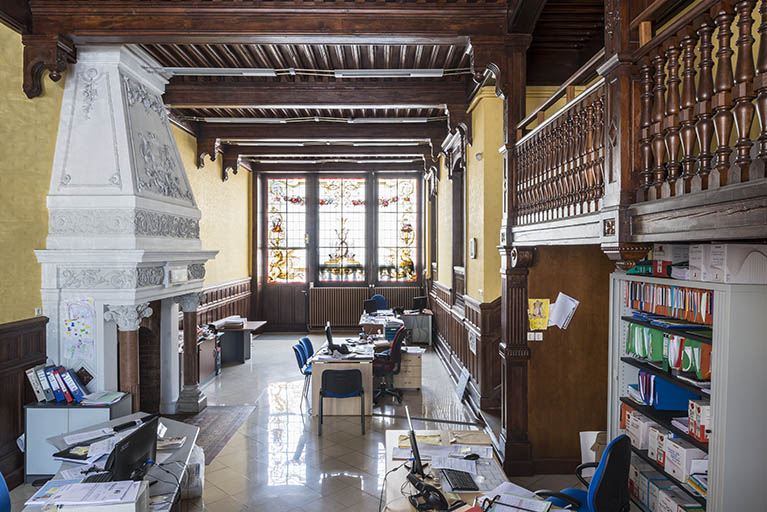 Vue d'ensemble de la salle depuis le sud. © Région Bourgogne-Franche-Comté, Inventaire du patrimoine