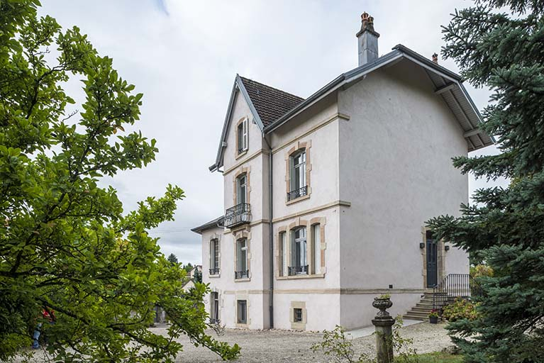 Le mur pignon nord. © Région Bourgogne-Franche-Comté, Inventaire du patrimoine