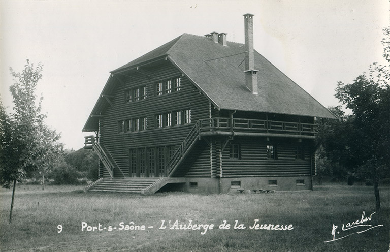 L'auberge de la Jeunesse, carte postale. © Région Bourgogne-Franche-Comté, Inventaire du patrimoine