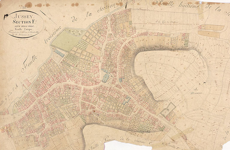 village plan ville © Archives départementales de la Haute-Saône  village plan ville © Archives départementales de la Haute-Saône