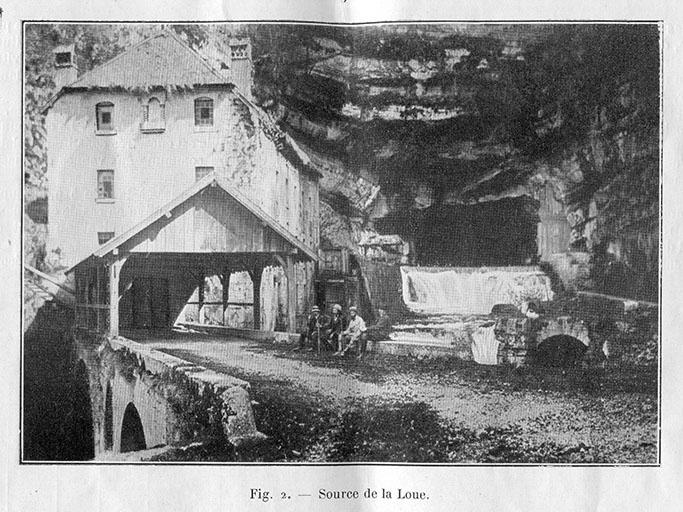 Source de la Loue, s.d. [1922]. © Région Bourgogne-Franche-Comté, Inventaire du patrimoine