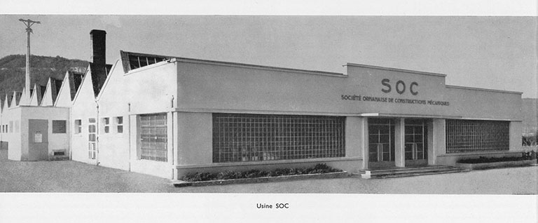 Usine SOC, photogr., s.d. [vers 1954]. © Région Bourgogne-Franche-Comté, Inventaire du patrimoine