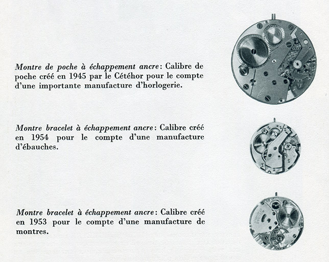 Création de calibres de montres, 1955. © Région Bourgogne-Franche-Comté, Inventaire du patrimoine