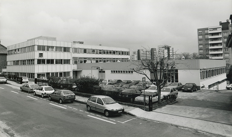 Vue depuis l'ouest, photogr., s.d. [années 1990]. © Région Bourgogne-Franche-Comté, Inventaire du patrimoine