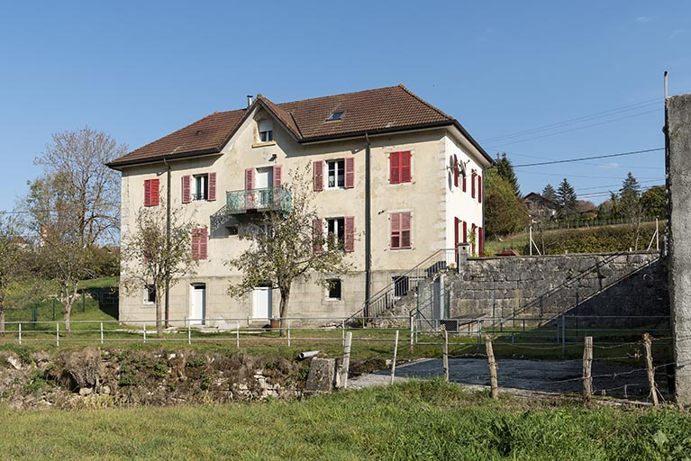 Maison : façade postérieure. © Région Bourgogne-Franche-Comté, Inventaire du patrimoine