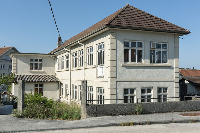 Site d'origine : façades latérale droite et postérieure de l'usine. © Région Bourgogne-Franche-Comté, Inventaire du patrimoine