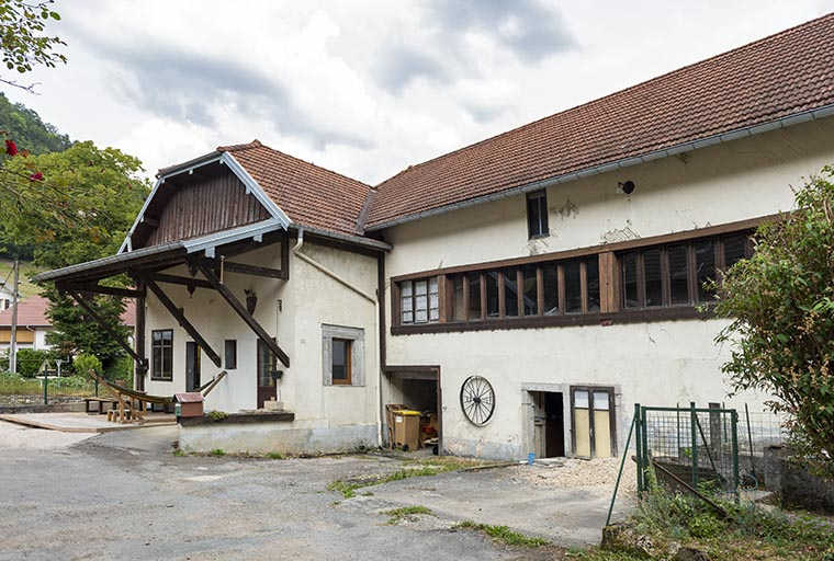 Forge : façade ouest (côté cour). © Région Bourgogne-Franche-Comté, Inventaire du patrimoine