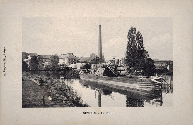 Seveux - Le port.  © Région Bourgogne-Franche-Comté, Inventaire du patrimoine