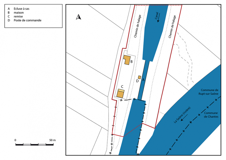 Plan masse et de situation. © Région Bourgogne-Franche-Comté, Inventaire du patrimoine Plan masse et de situation. © Région Bourgogne-Franche-Comté, Inventaire du patrimoine