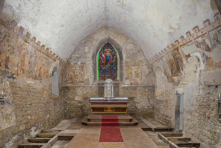 peinture monumentale © Région Bourgogne-Franche-Comté, Inventaire du patrimoine