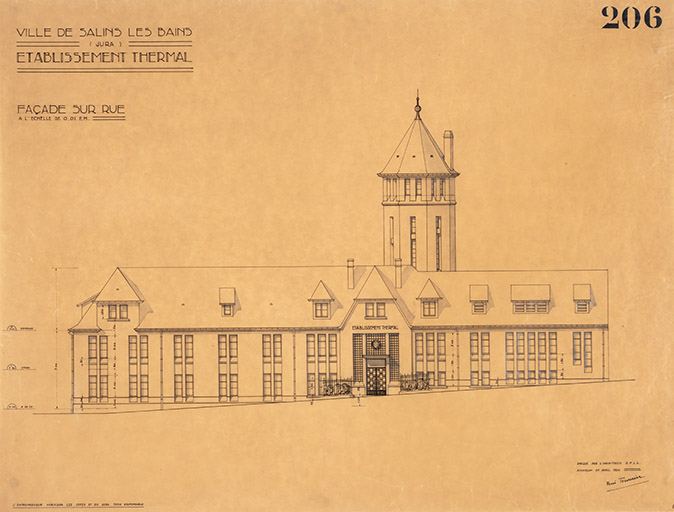 établissement thermal © Région Bourgogne-Franche-Comté, Inventaire du patrimoine  établissement thermal © Région Bourgogne-Franche-Comté, Inventaire du patrimoine