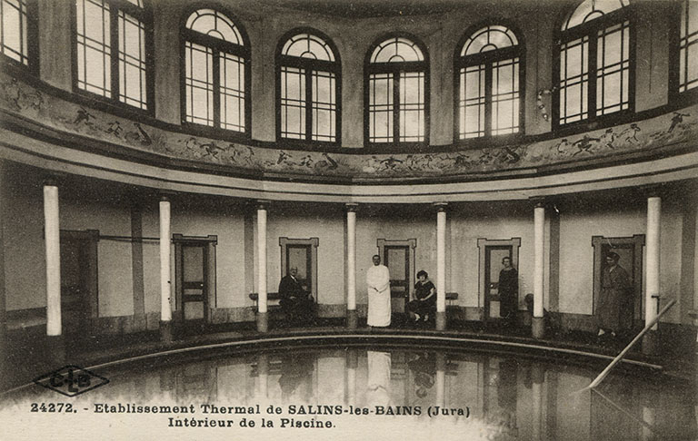 établissement thermal piscine © Région Bourgogne-Franche-Comté, Inventaire du patrimoine  établissement thermal piscine © Région Bourgogne-Franche-Comté, Inventaire du patrimoine