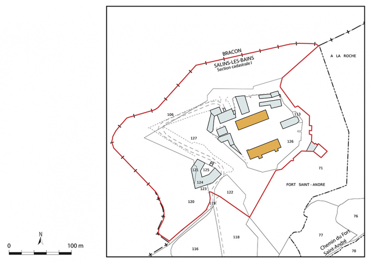 fort caserne © Région Bourgogne-Franche-Comté, Inventaire du patrimoine  fort caserne © Région Bourgogne-Franche-Comté, Inventaire du patrimoine