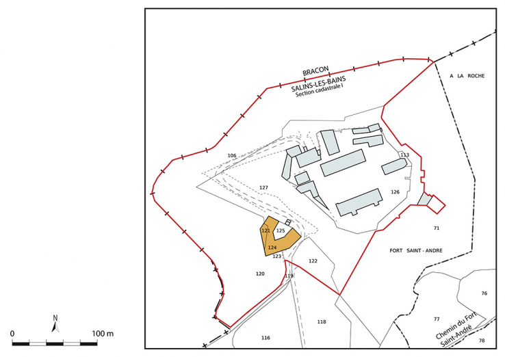 fort demi-lune © Région Bourgogne-Franche-Comté, Inventaire du patrimoine  fort demi-lune © Région Bourgogne-Franche-Comté, Inventaire du patrimoine