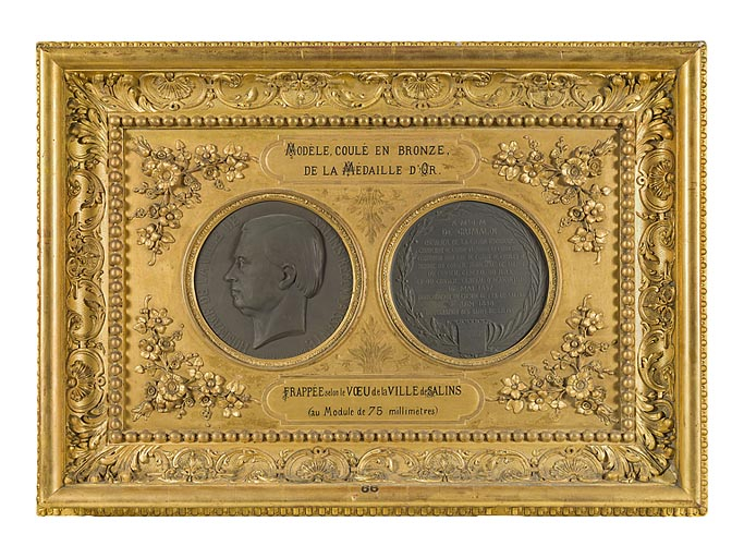 médaille © Région Bourgogne-Franche-Comté, Inventaire du patrimoine  médaille © Région Bourgogne-Franche-Comté, Inventaire du patrimoine