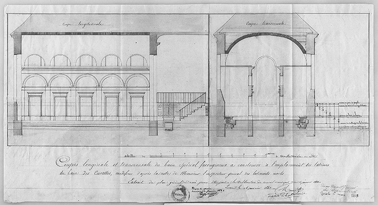 établissement thermal © Archives nationales  établissement thermal © Archives nationales