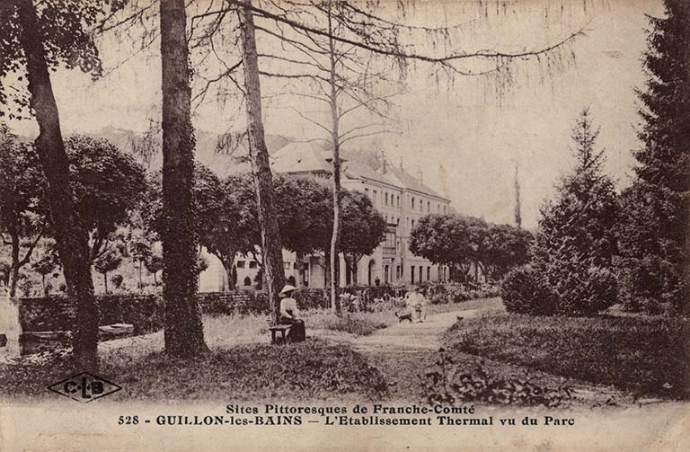 établissement thermal hôtel de voyageurs restaurant © Ed. Lardier  établissement thermal hôtel de voyageurs restaurant © Ed. Lardier