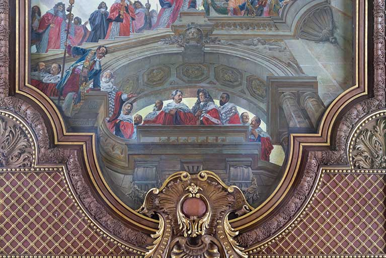  plafond peinture © Région Bourgogne-Franche-Comté, Inventaire du patrimoine