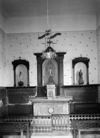 Vue de l'intérieur, depuis l'entrée. © Région Bourgogne-Franche-Comté, Inventaire du patrimoine