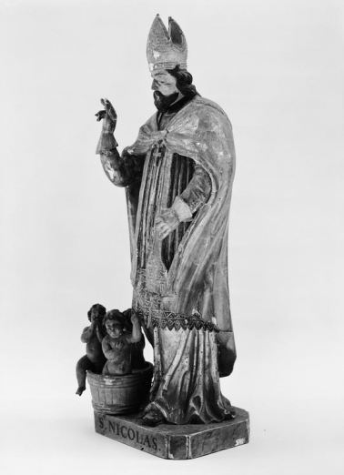 Saint Nicolas : vue de 3/4 gauche. © Région Bourgogne-Franche-Comté, Inventaire du patrimoine