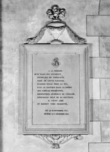 Vue d'ensemble de l'inscription commémorative. © Région Bourgogne-Franche-Comté, Inventaire du patrimoine