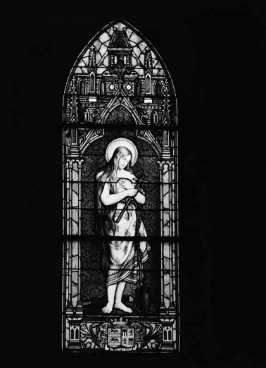 Sainte Marie-Madeleine, vitrail gauche du choeur. © Région Bourgogne-Franche-Comté, Inventaire du patrimoine