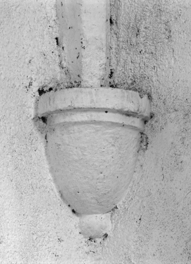 Détail du culot postérieur gauche de la 2ème travée. © Région Bourgogne-Franche-Comté, Inventaire du patrimoine