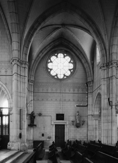 Bras droit du transept. © Région Bourgogne-Franche-Comté, Inventaire du patrimoine
