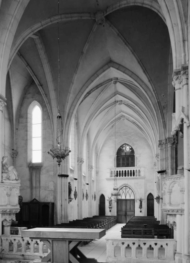 Vue d'ensemble depuis le choeur. © Région Bourgogne-Franche-Comté, Inventaire du patrimoine