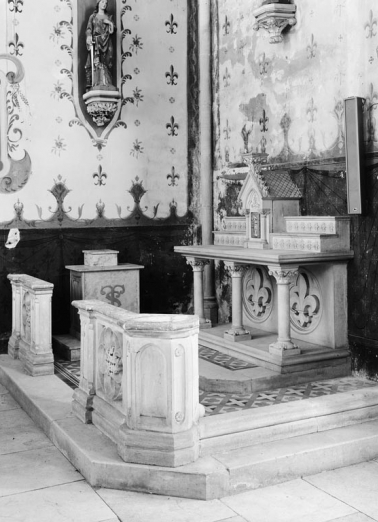 Vue d'ensemble de l'autel latéral gauche. © Région Bourgogne-Franche-Comté, Inventaire du patrimoine