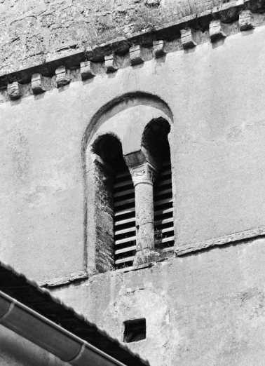 Clocher : baies de la face antérieure. © Région Bourgogne-Franche-Comté, Inventaire du patrimoine