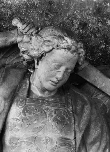 Détail du visage. © Région Bourgogne-Franche-Comté, Inventaire du patrimoine Détail du visage. © Région Bourgogne-Franche-Comté, Inventaire du patrimoine