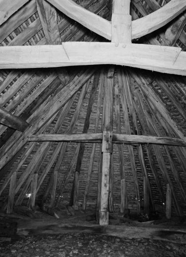 Charpente du choeur. © Région Bourgogne-Franche-Comté, Inventaire du patrimoine