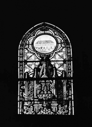 Vitraux n°5 : détail des parties supérieures. © Région Bourgogne-Franche-Comté, Inventaire du patrimoine