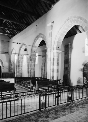 Nef et bas-côté gauche, depuis le choeur. © Région Bourgogne-Franche-Comté, Inventaire du patrimoine