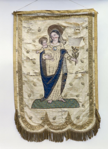  bannière de procession © Région Bourgogne-Franche-Comté, Inventaire du patrimoine