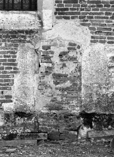 Elévation gauche, porte murée © Région Bourgogne-Franche-Comté, Inventaire du patrimoine