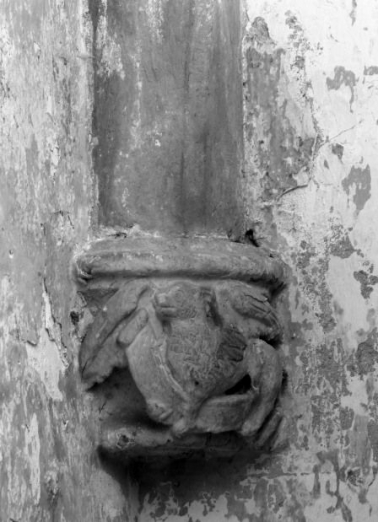 Chapelle latérale, culot antérieur droit: lion de saint Marc © Région Bourgogne-Franche-Comté, Inventaire du patrimoine