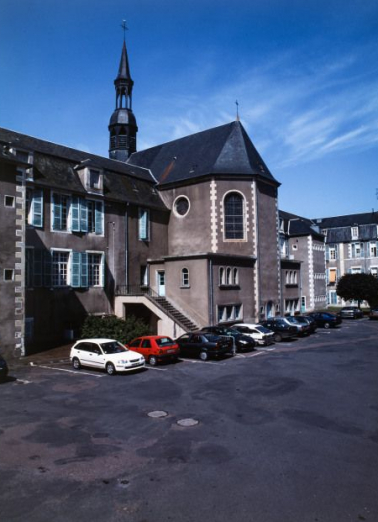 Façade postérieure : chevet de la chapelle. © Région Bourgogne-Franche-Comté, Inventaire du patrimoine