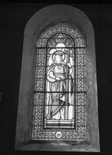 Baie 16 : sainte Hélène. © Région Bourgogne-Franche-Comté, Inventaire du patrimoine